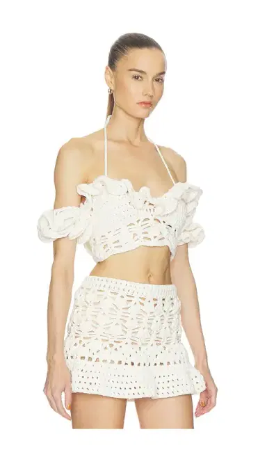 Aniye Records Mabel Ruffle Top | Thumbnail 2