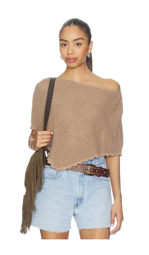 Ayla Pointelle Poncho