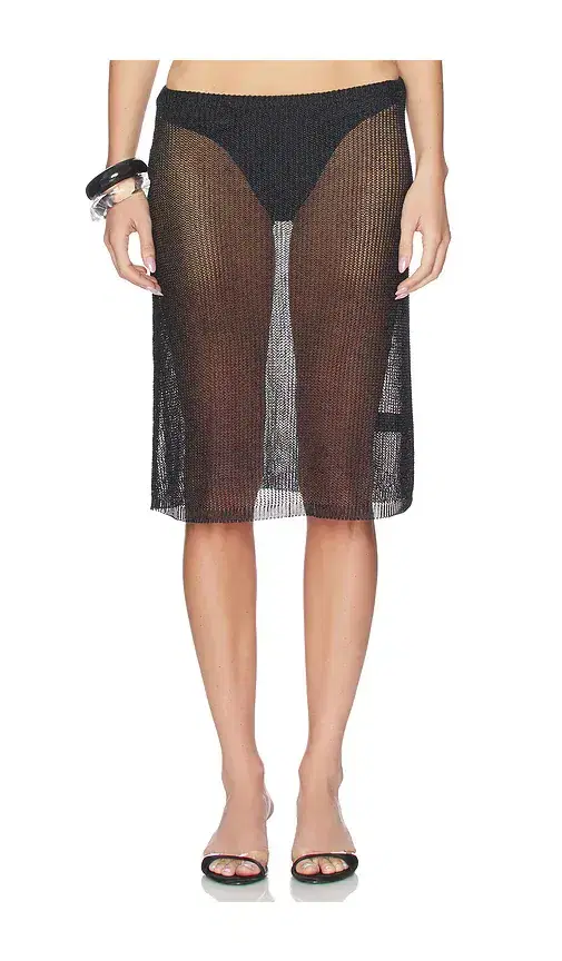 Luminous Midi Skirt