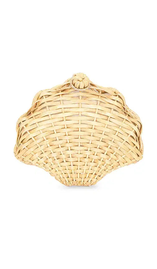 Aranaz Oskola Wicker Clutch