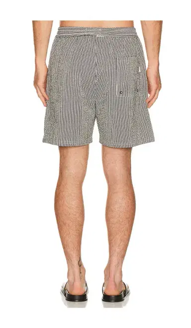 Les Deux Stan Stripe Seersucker Swim Shorts | Thumbnail 2