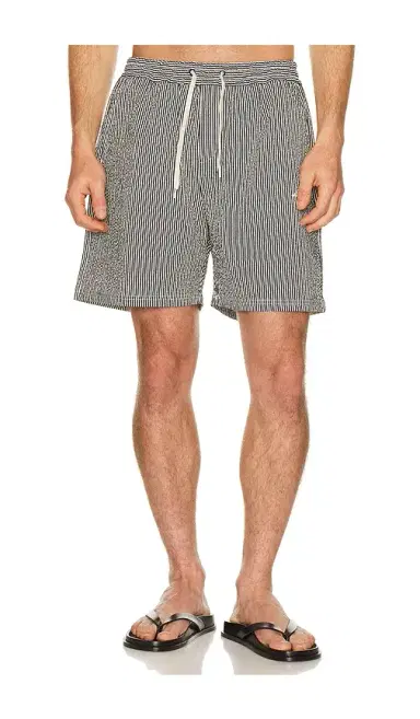 Les Deux Stan Stripe Seersucker Swim Shorts | Thumbnail 1