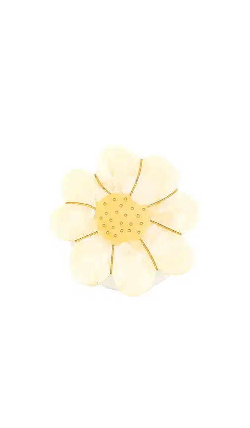 Solar Eclipse Hand-Painted Vintage Daisy Grip Charm