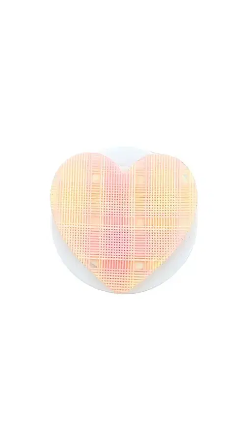 Solar Eclipse Hand-Painted Plaid Heart Grip Charm