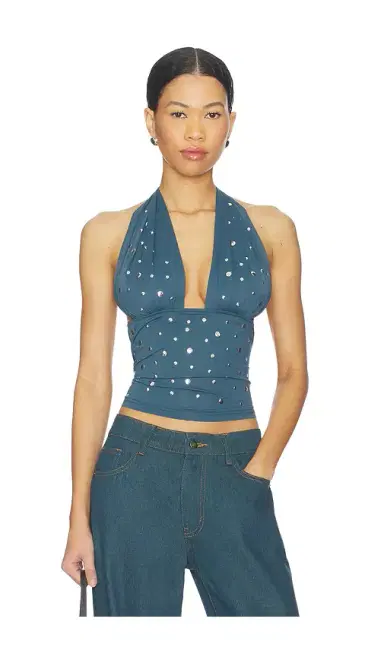 LIONESS Safari Halter Top | Thumbnail 1 LIONESS Safari Halter Top | Thumbnail 1