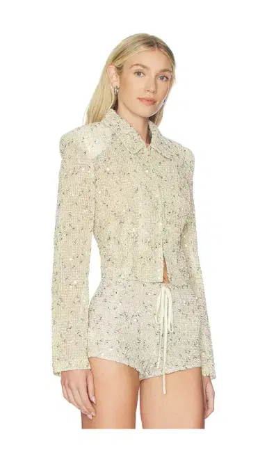 LIONESS Sequin Cropped Jacket | Thumbnail 2