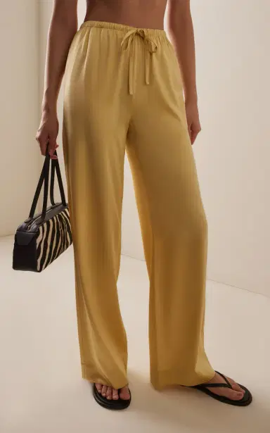ÉTERNE Brody Silk Satin Pants | Thumbnail 4