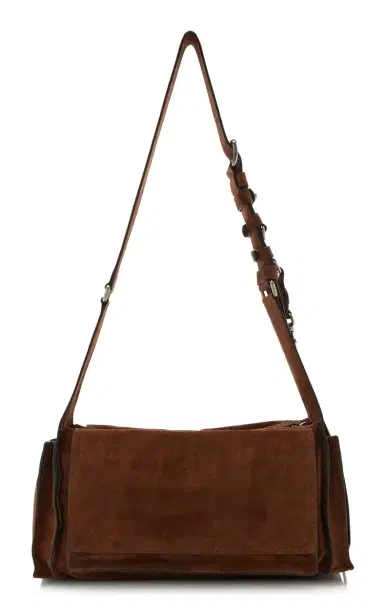 Miu Miu Utilitaire Suede Shoulder Bag | Thumbnail 4