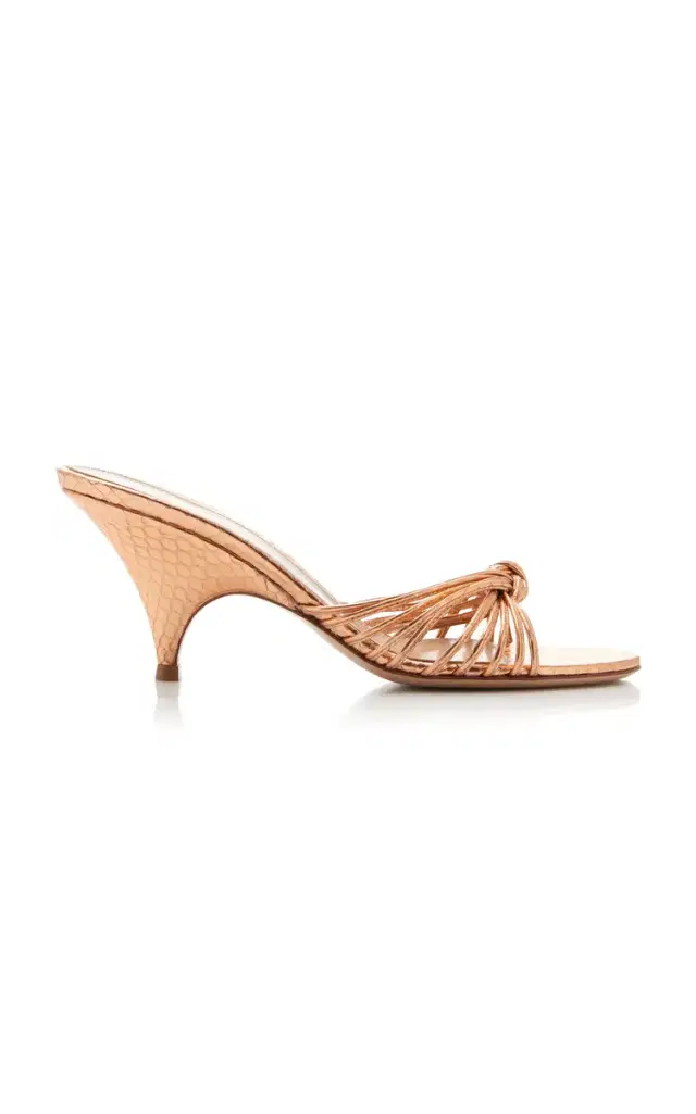 Gianvito Rossi Snakeskin Sandals