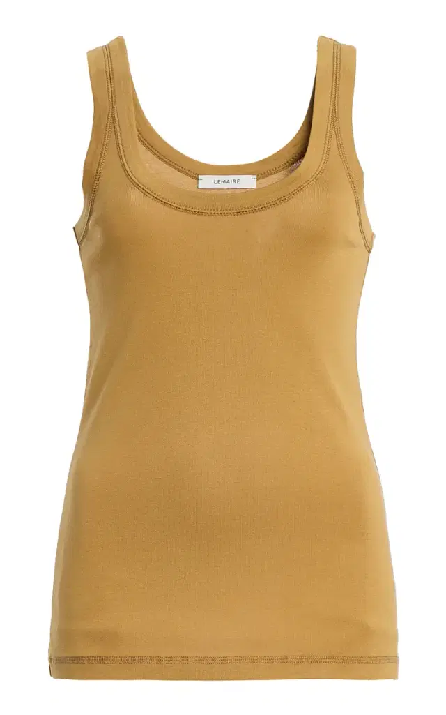 Ribbed Cotton Tank Top