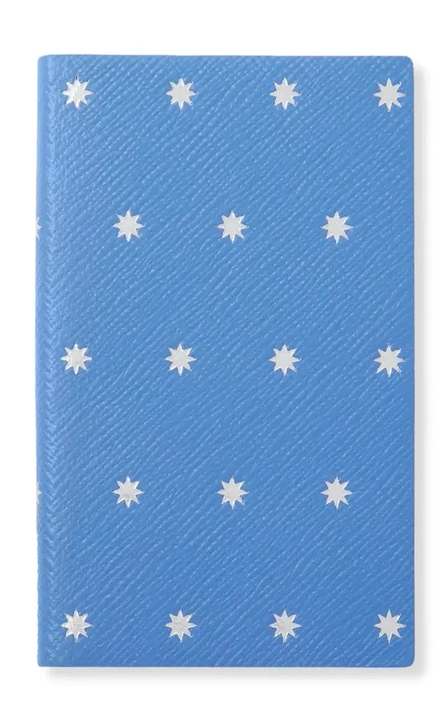 Smythson Panama Leather Stars Notebook