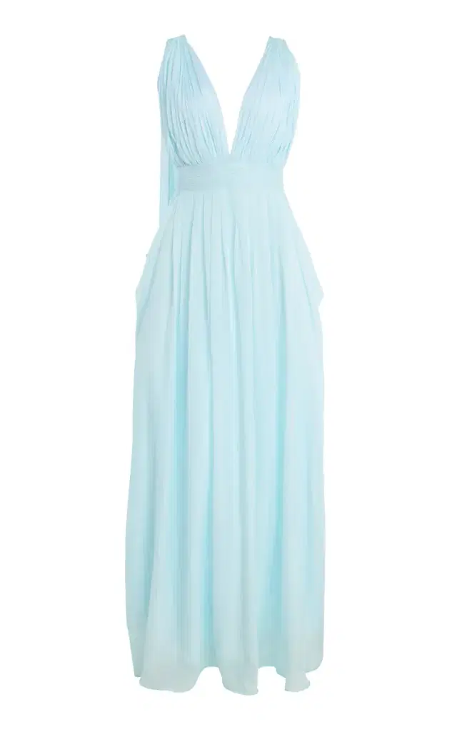 DEME Exclusive The Sabrina Silk-Chiffon Dress