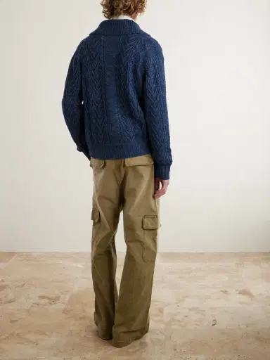 RRL Cable-Knit Cotton Cardigan - Men | Thumbnail 3 RRL Cable-Knit Cotton Cardigan - Men | Thumbnail 3