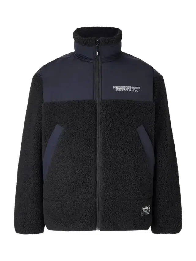 Neighborhood Logo-Embroidered Shell-Trimmed Fleece Jacket - Men