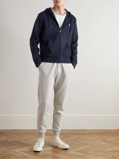 Polo Ralph Lauren Jersey Zip-Up Hoodie - Men | Thumbnail 2 Polo Ralph Lauren Jersey Zip-Up Hoodie - Men | Thumbnail 2