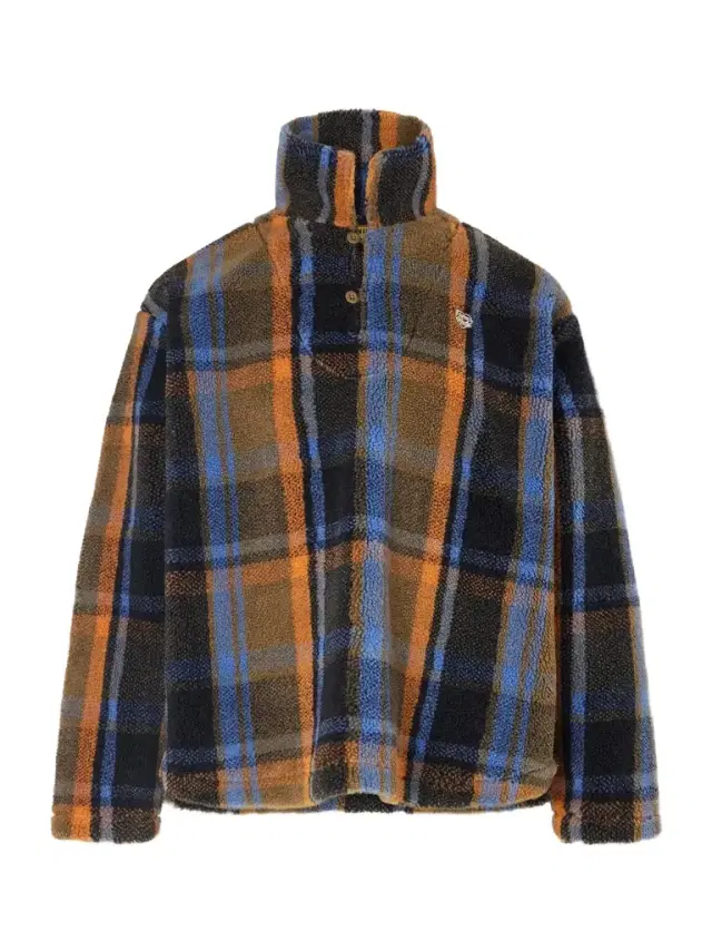 Logo-Embroidered Appliquéd Checked Fleece Sweater - Men
