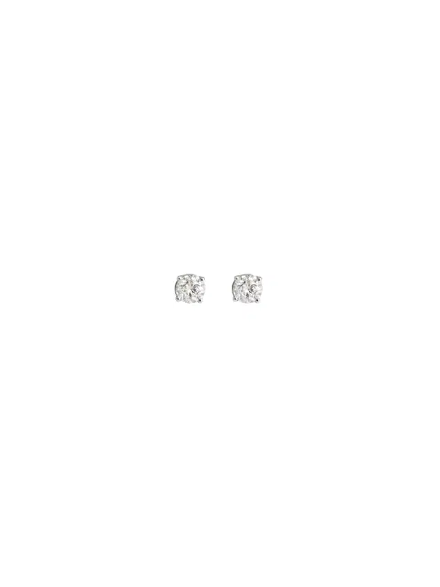 Wish Fine Jewelry 1.03ct Diamond 18K Gold Illusion Stud Earrings