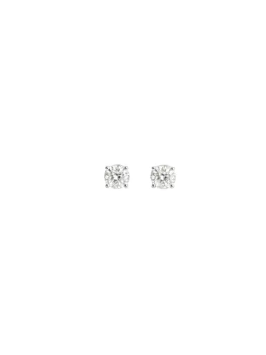 Wish Fine Jewelry 1.58ct Diamond 18K Gold Illusion Set Stud Earrings | Thumbnail 1 Wish Fine Jewelry 1.58ct Diamond 18K Gold Illusion Set Stud Earrings | Thumbnail 1