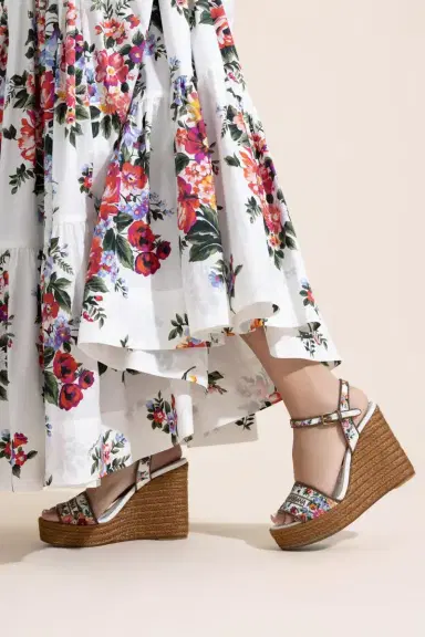 Dolce & Gabbana Wedge Sandal | Thumbnail 3 Dolce & Gabbana Wedge Sandal | Thumbnail 3