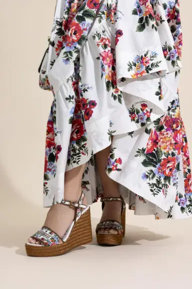 Dolce & Gabbana Wedge Sandal | Thumbnail 4 Dolce & Gabbana Wedge Sandal | Thumbnail 4