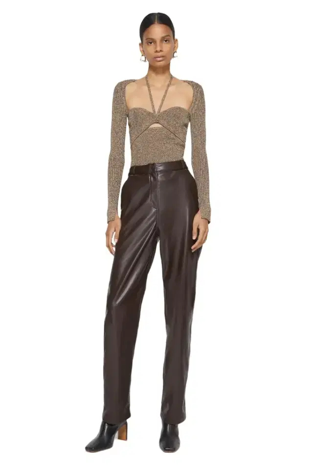 Simkhai Amelia Vegan Leather Pant