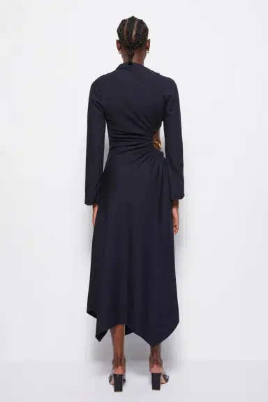 Simkhai Christie Draped Cutout Dress | Thumbnail 6