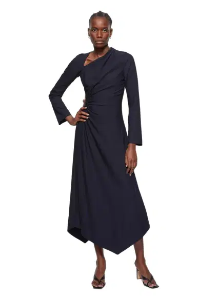 Simkhai Christie Draped Cutout Dress | Thumbnail 1