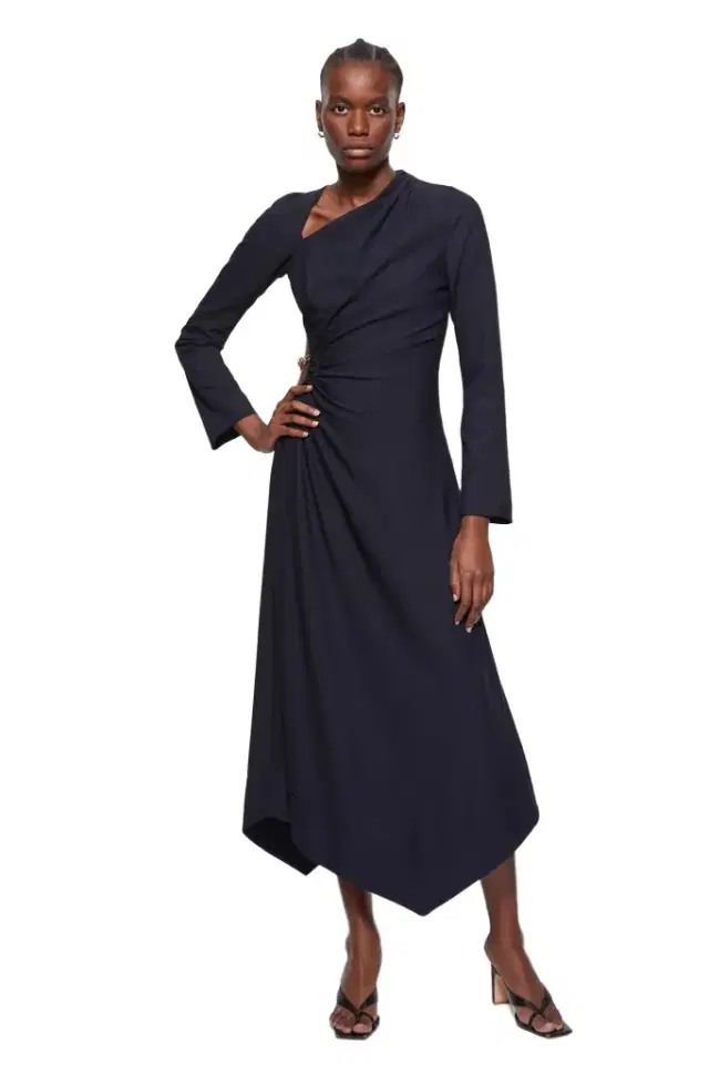 Simkhai Christie Draped Cutout Dress