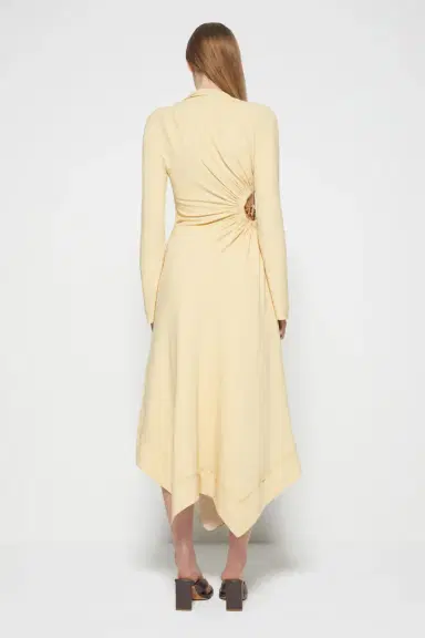 Simkhai Christie Draped Cutout Dress | Thumbnail 5
