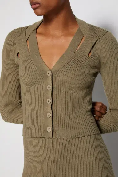 Simkhai Claire Wool Cardigan | Thumbnail 2