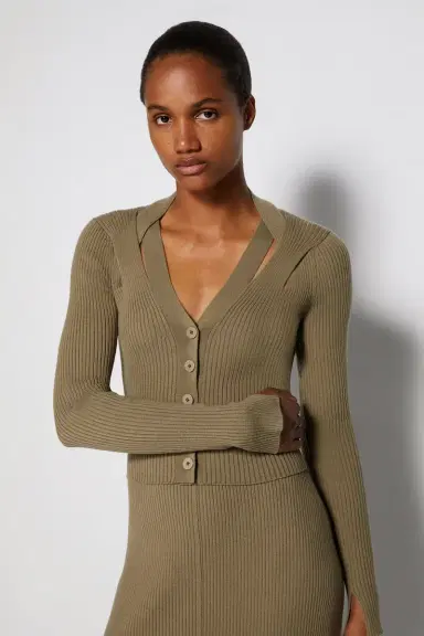 Simkhai Claire Wool Cardigan | Thumbnail 4