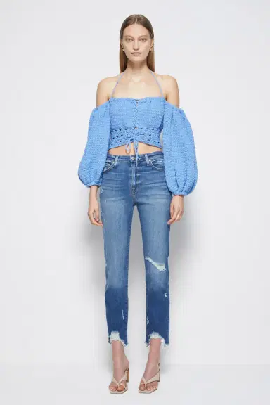Simkhai JS x Elexiay Crochet Top | Thumbnail 7 Simkhai JS x Elexiay Crochet Top | Thumbnail 7