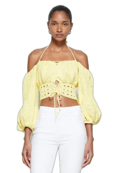 Simkhai JS x Elexiay Crochet Top | Thumbnail 1 Simkhai JS x Elexiay Crochet Top | Thumbnail 1
