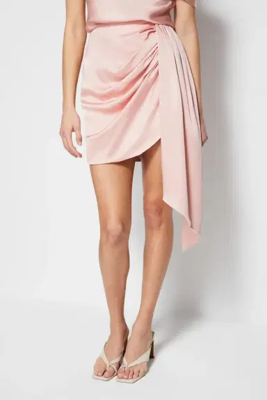 Simkhai Mae Satin Mini Skirt | Thumbnail 4
