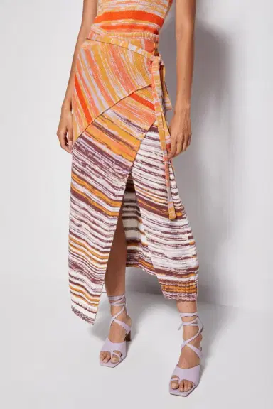 Simkhai Raelle Space Dye Skirt | Thumbnail 2