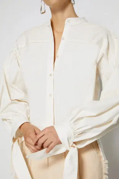Simkhai Sonya Poplin Shirt | Thumbnail 2 Simkhai Sonya Poplin Shirt | Thumbnail 2