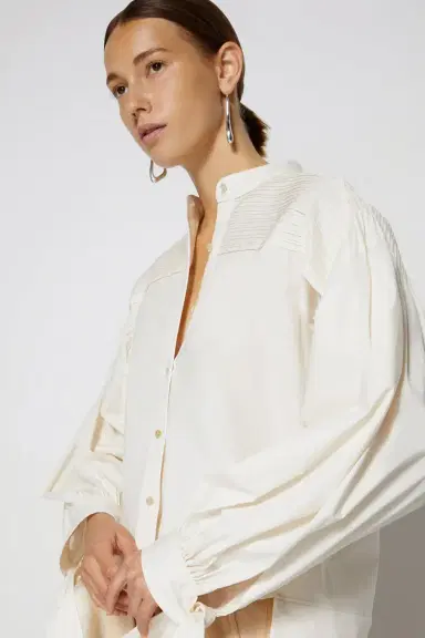 Simkhai Sonya Poplin Shirt | Thumbnail 3 Simkhai Sonya Poplin Shirt | Thumbnail 3