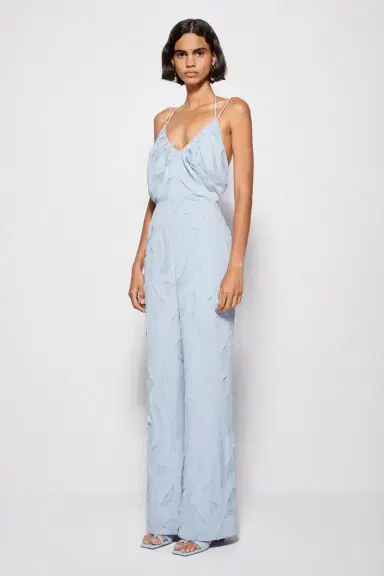 Simkhai Sophia Textured Jumpsuit | Thumbnail 5