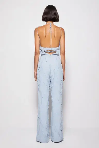 Simkhai Sophia Textured Jumpsuit | Thumbnail 6