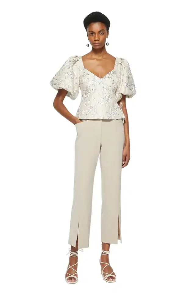 Simkhai Taylor Metallic Top