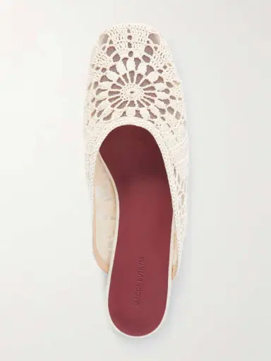 Magda Butrym Crochet Mules | Thumbnail 6 Magda Butrym Crochet Mules | Thumbnail 6
