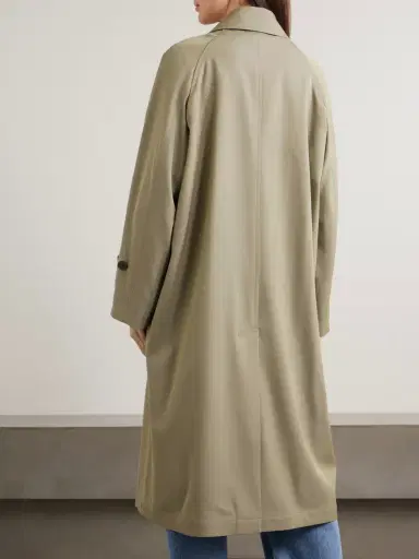 Auralee Wool-gabardine Trench Coat | Thumbnail 4 Auralee Wool-gabardine Trench Coat | Thumbnail 4