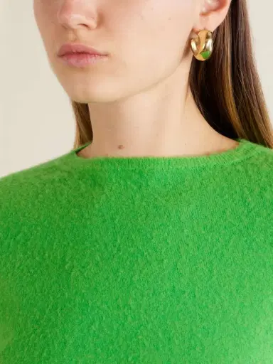 Auralee Brushed Cashmere And Cotton-blend Sweater | Thumbnail 5