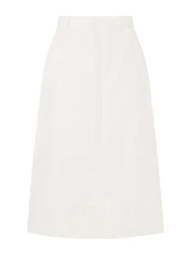 Wool, Cotton And Linen-blend Skirt