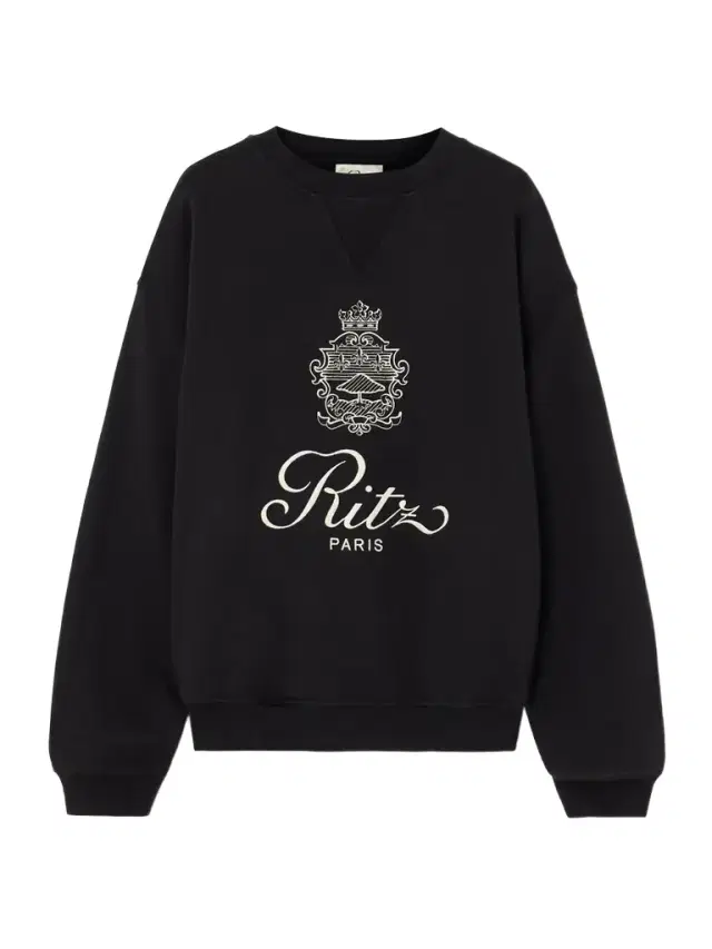 + Ritz Paris Embroidered Cotton-blend Jersey Sweatshirt