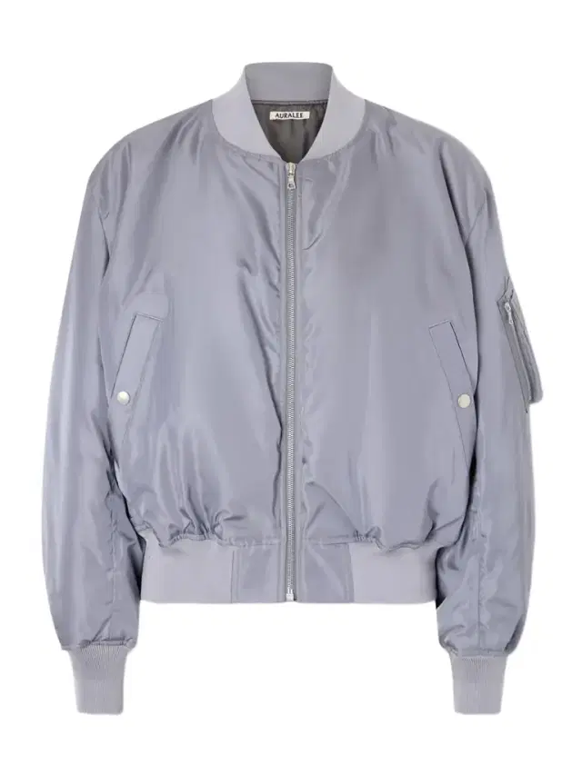 Silk-twill Bomber Jacket