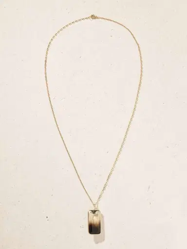 JIA JIA Jumbo 14-karat Gold Smoky Quartz Citrine Necklace | Thumbnail 4