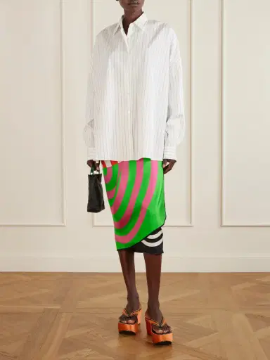 Dries Van Noten Printed Silk Wrap Scarf-skirt | Thumbnail 2 Dries Van Noten Printed Silk Wrap Scarf-skirt | Thumbnail 2