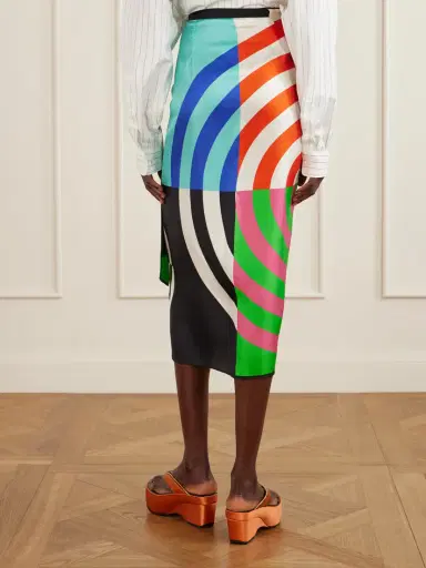 Dries Van Noten Printed Silk Wrap Scarf-skirt | Thumbnail 3 Dries Van Noten Printed Silk Wrap Scarf-skirt | Thumbnail 3