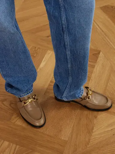 Bottega Veneta Astaire Embellished Leather Loafers | Thumbnail 2